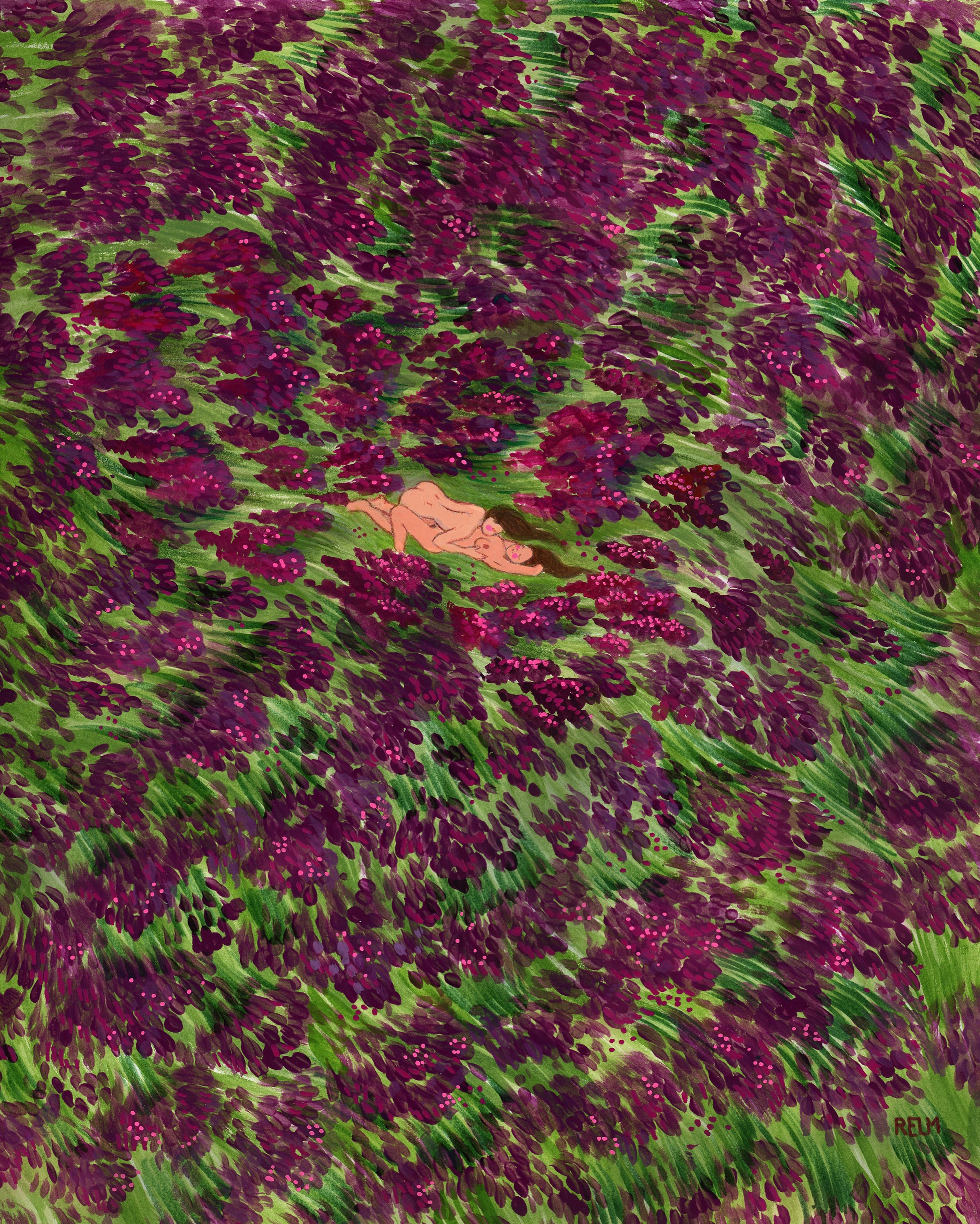 ‘Where the wildflowers sway’ Original Painting