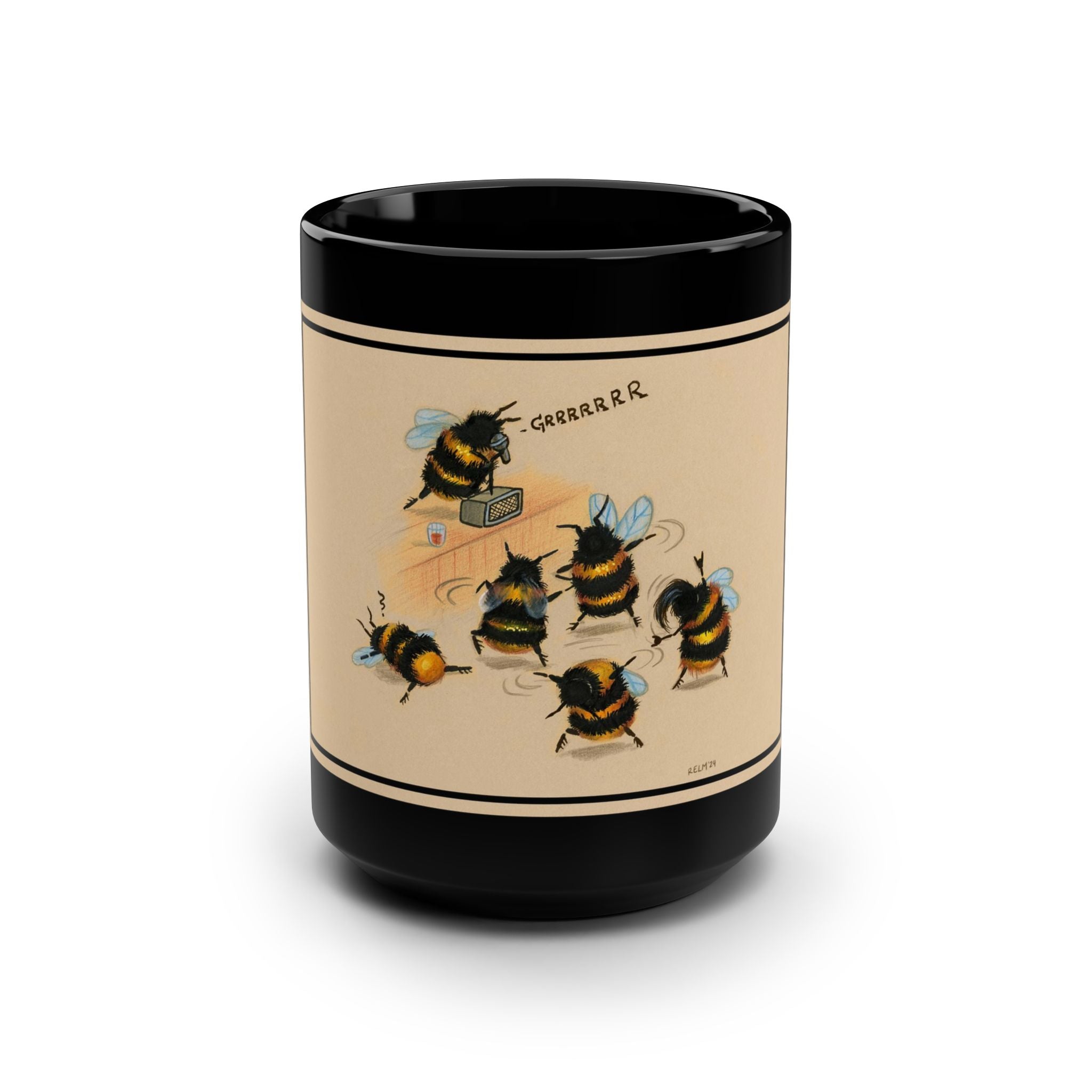 'Moshpit Bees' 15 Oz Mug