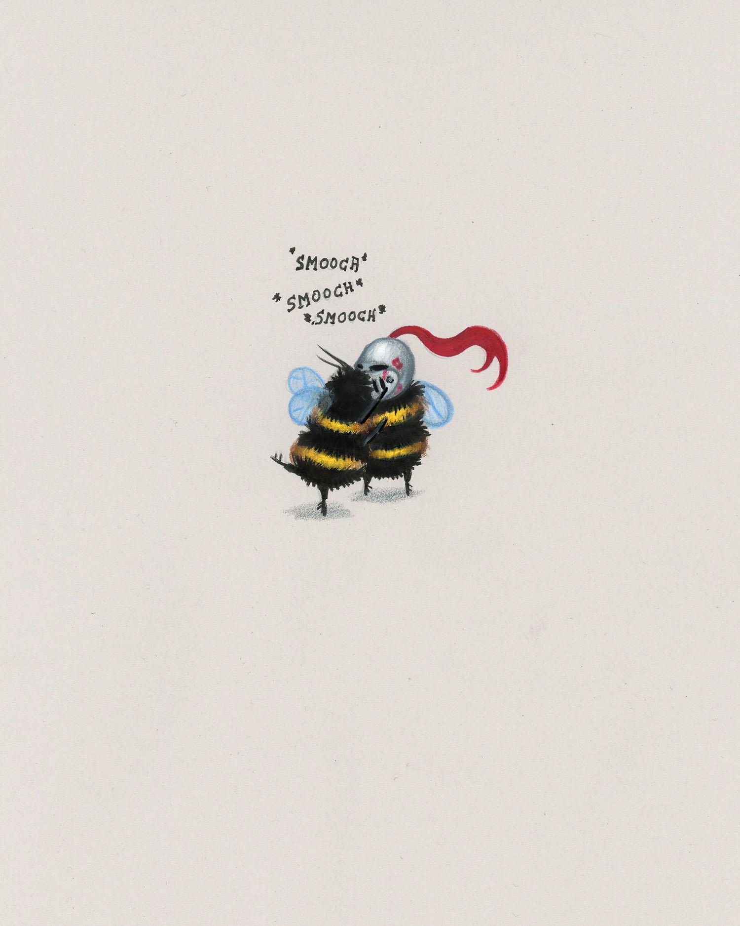 Custom Bee Drawing