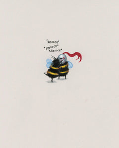 Custom Bee Drawing