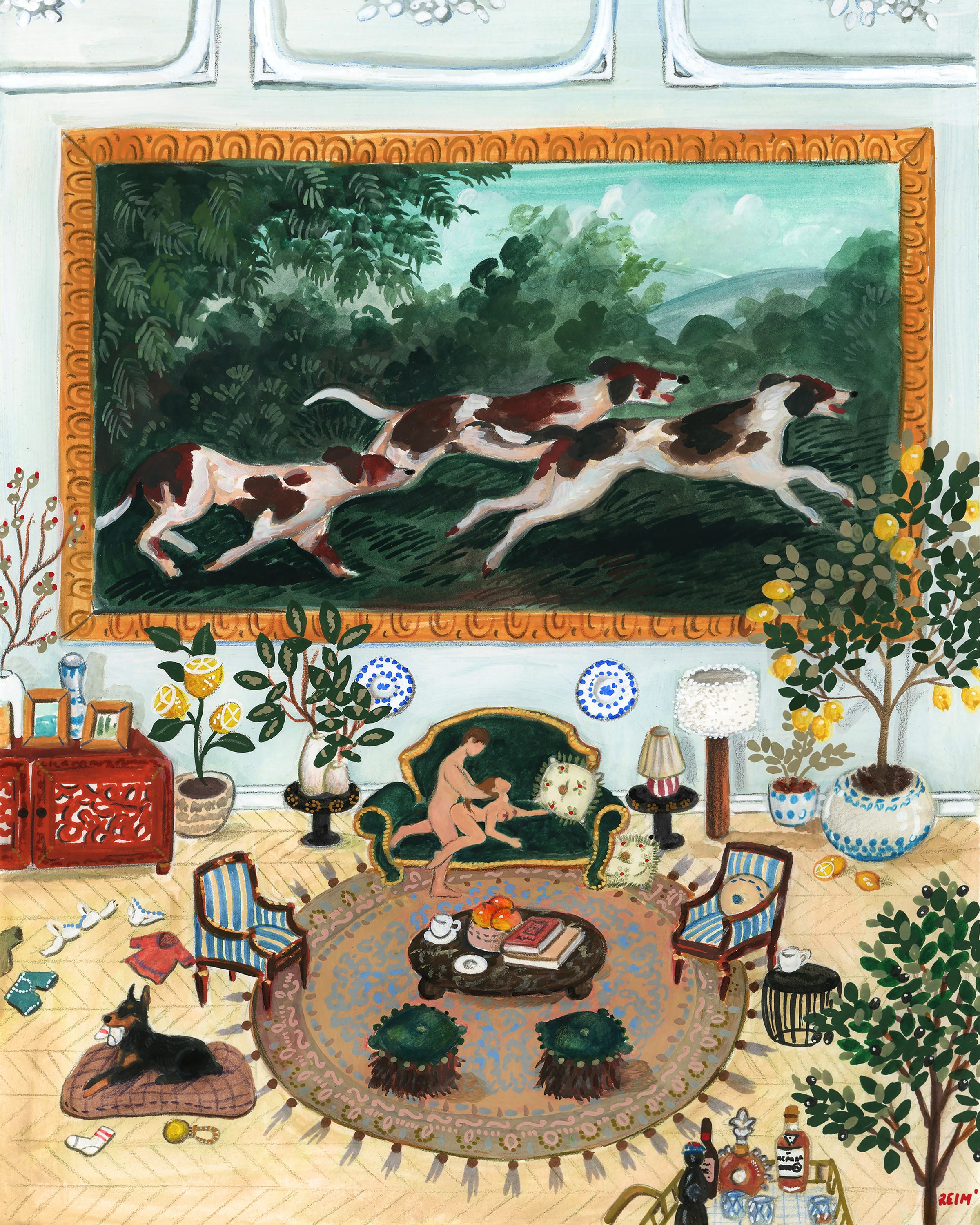 All Dogs Go To Heaven - Original Painting – Relm Artist