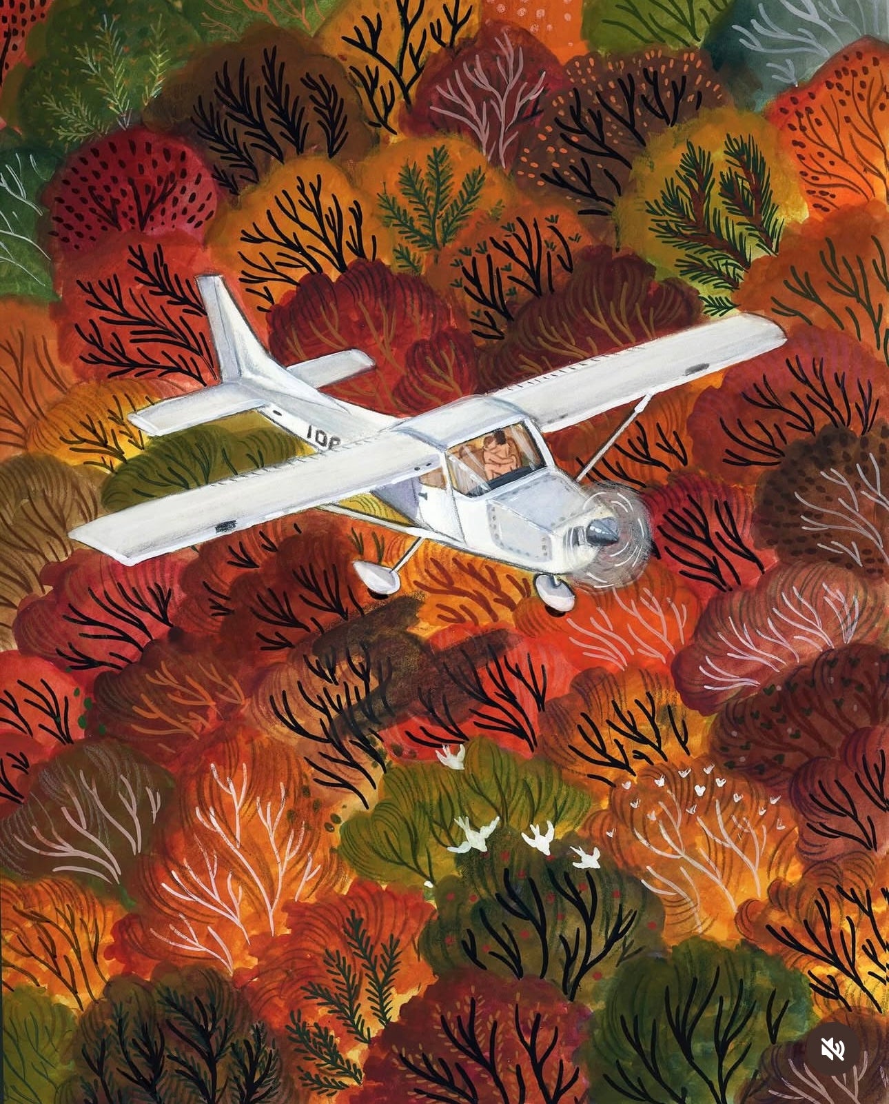 ‘A Ride Into Fall’ Original Painting – Relm Artist