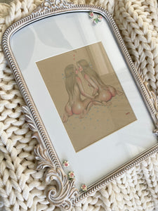 'Forget me not' Original Drawing