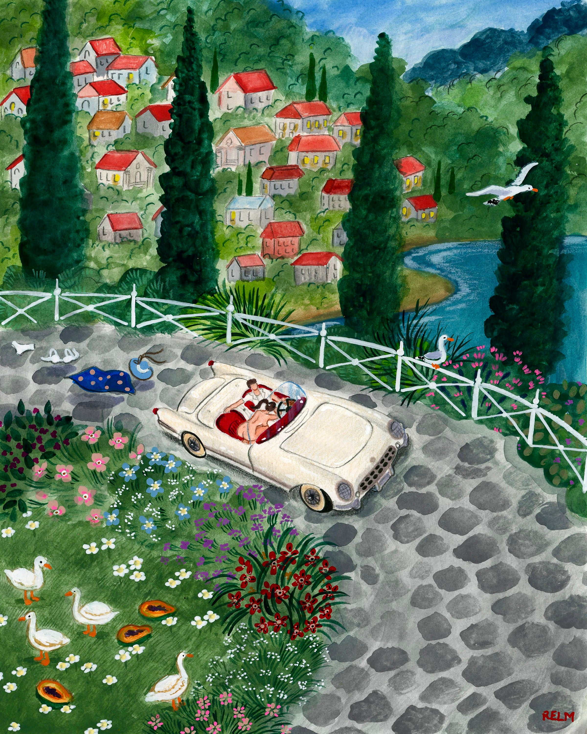 The Road Ahead - Original Painting – Relm Artist