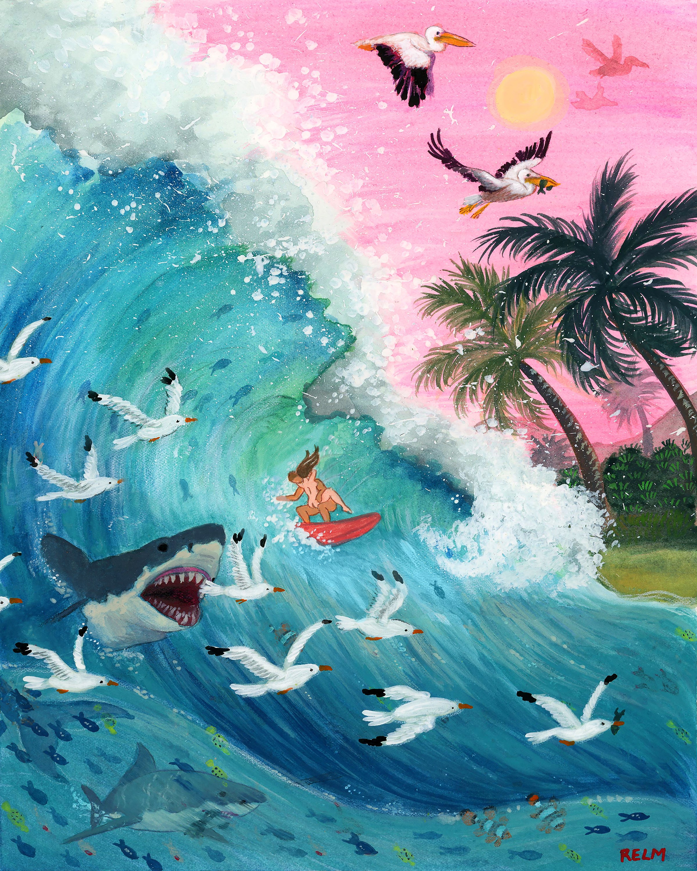 'A Prime Catch' Original Painting – Relm Artist