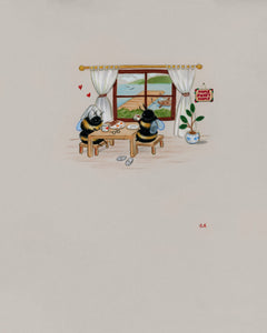 'Breakfast & You' Original Drawing