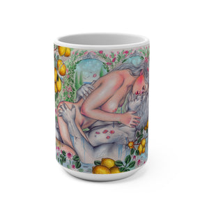 'Lemon Gardens' 15 Oz Mug