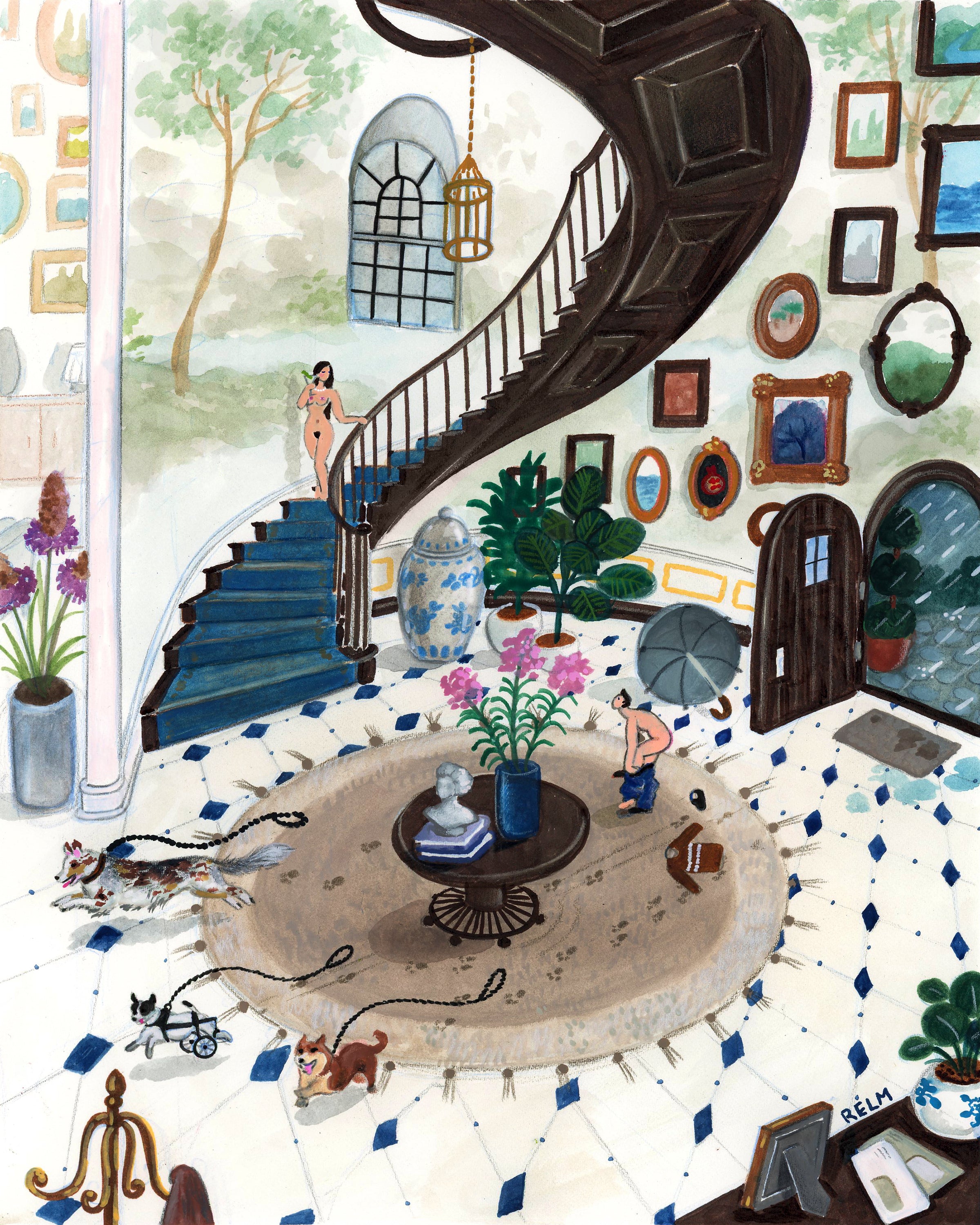 Home Sweet Home Original Painting – Relm Artist