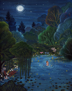 'Meet at Midnight' Original Painting