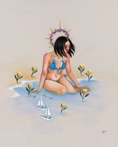 'Saint' Original Drawing