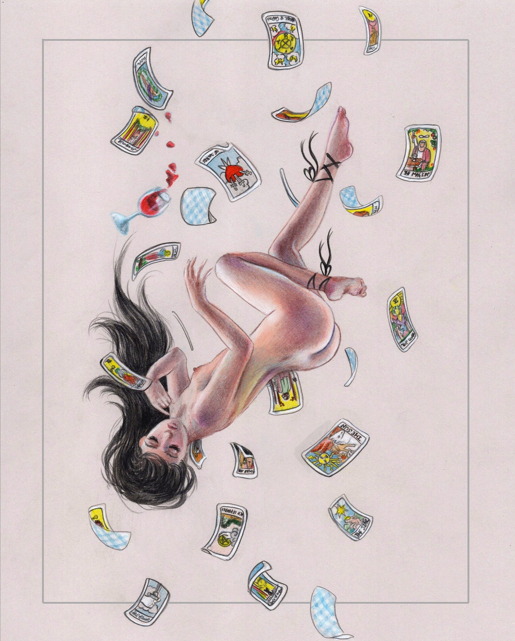'Take A Chance' Original Drawing