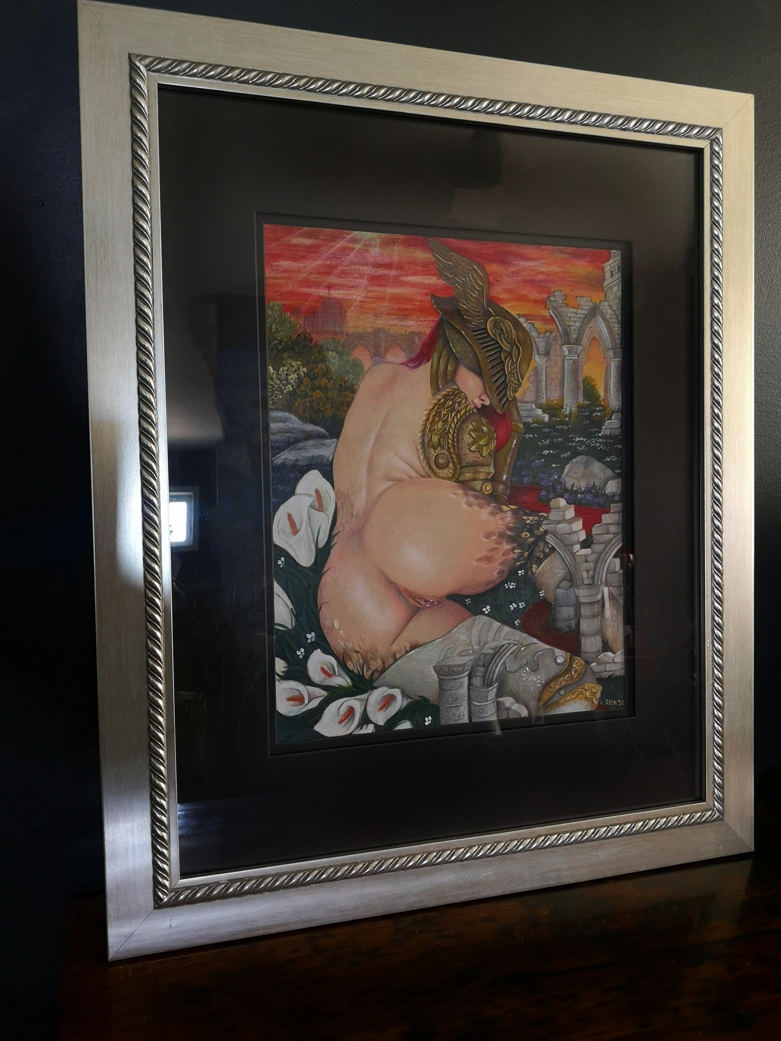 'Strength Amongst Ruins' Original Drawing