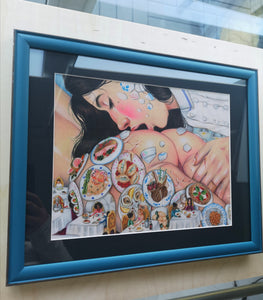 'Chefs Kiss' Original Drawing