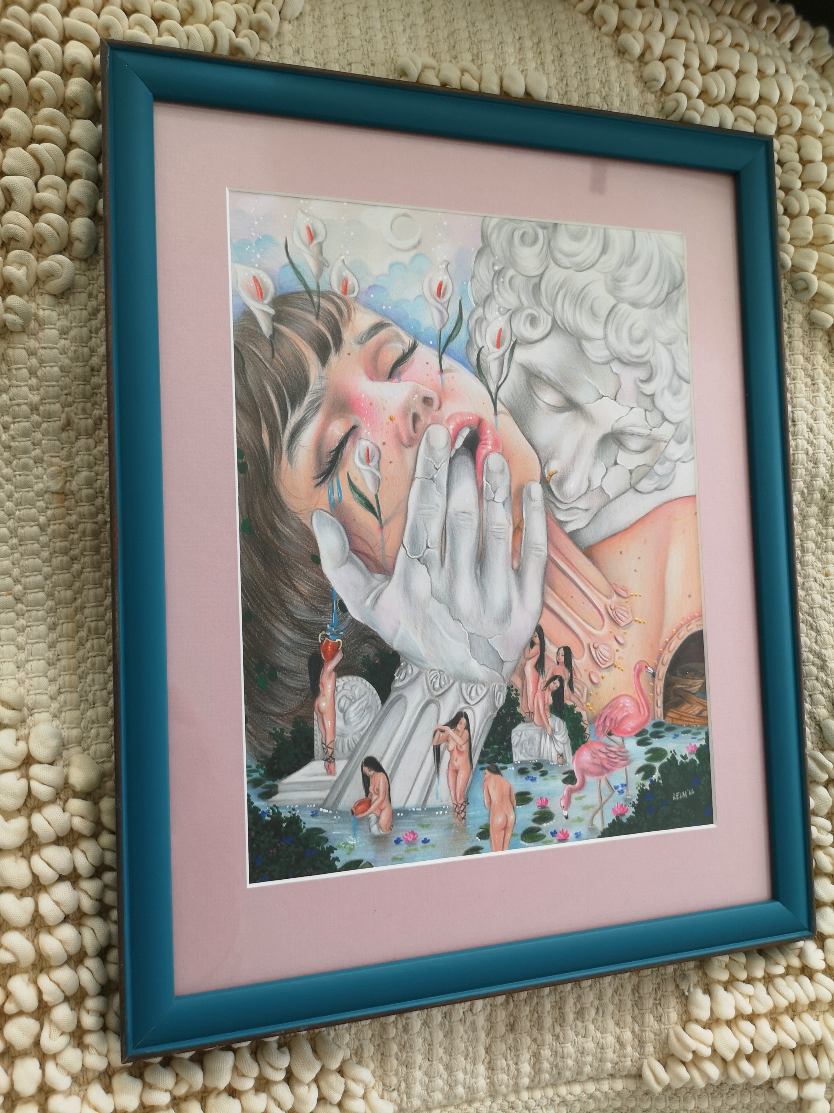 'The Art of Missing You' Original Drawing