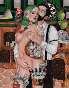 'On Rotation' Original Drawing