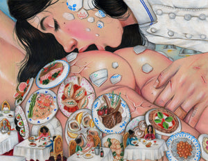 'Chefs Kiss' Original Drawing