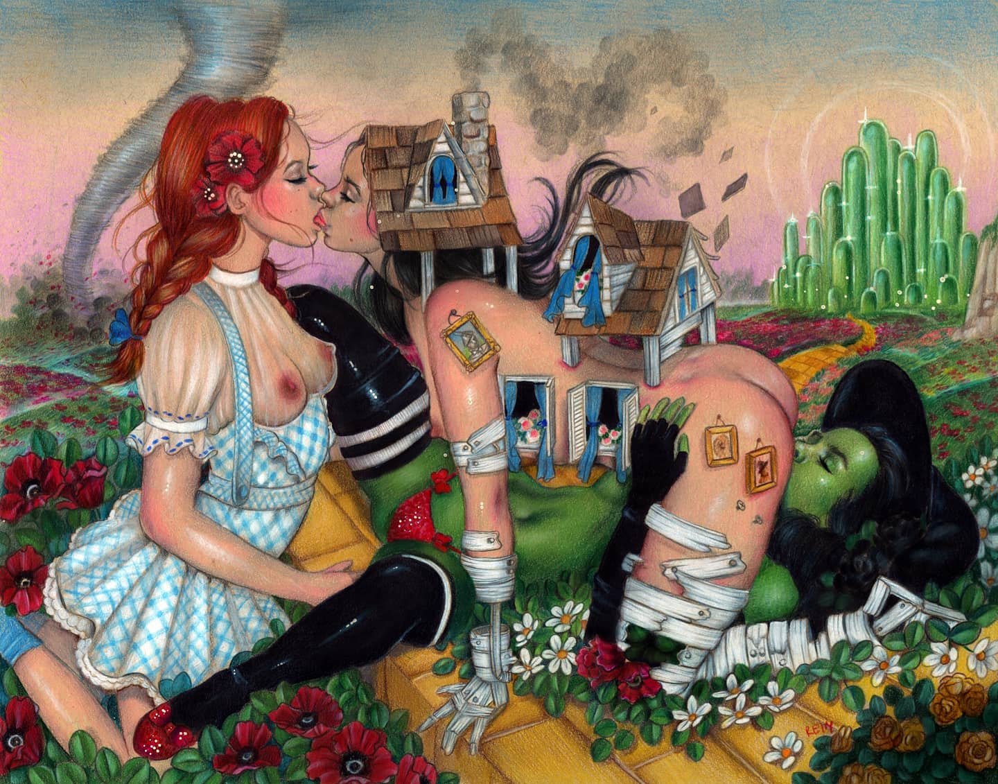 'There's no place like home' Original Drawing