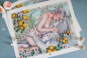 'Lemon Gardens' Limited Edition Print
