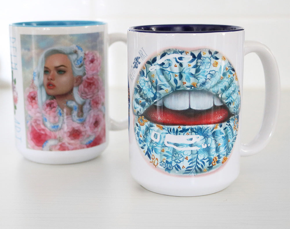 'Porcelain Lips' Limited Mug