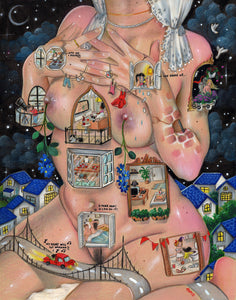 'Nights Little Moments' Original Drawing