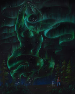'Aurora Night II’ Original Drawing