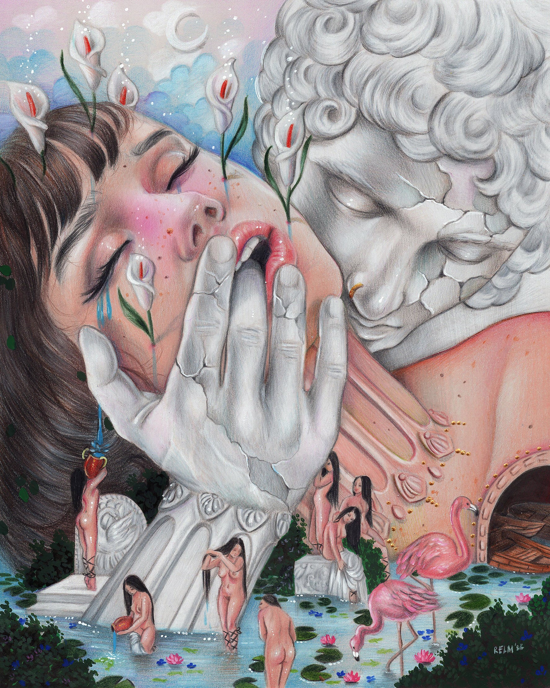 'The Art of Missing You' Original Drawing