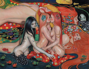 'Sea Three Serpents' Original Drawing